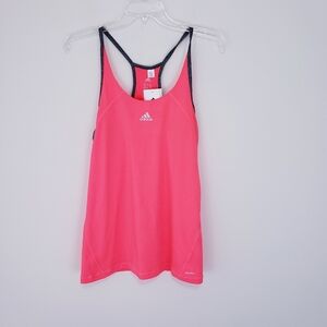 Adidas Coral Pink Climalite Sleeveless Tank Top Size Large Loose NEW NWT
